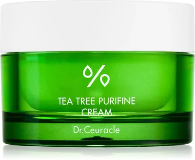 Dr.Ceuracle Tea Tree Purifine 80 - Смягчающий крем для лица с экстрактом чайного дерева, 50 г