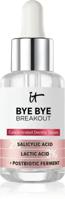 IT Cosmetics Bye Bye Breakout - в контексте того, что это сыворотка для лица: сыворотка для лица, уменьшающая избыток себума и признаки акне с салициловой кислотой, 30 мл