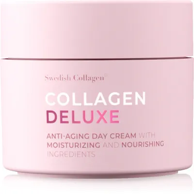 Swedish Collagen Deluxe Day Cream - Крем для лица с омолаживающим действием на день, 50 мл