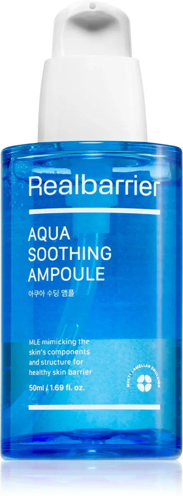 Real Barrier Aqua Soothing Ampoule - Увлажняющая сыворотка для лица с успокаивающим действием, 50 мл