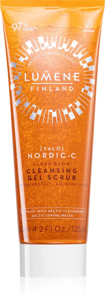 Lumene Nordic-C [VALO] Clear Glow - Гель для пилинга для осветления и смягчения кожи, 125 мл