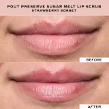 Скраб для губ OLEHENRIKSEN Pout Preserve Sugar Melt Exfoliating Lip Scrub сахарный, с ароматом клубники, 8 г, оттенок Strawberry Sorbet — фото 2