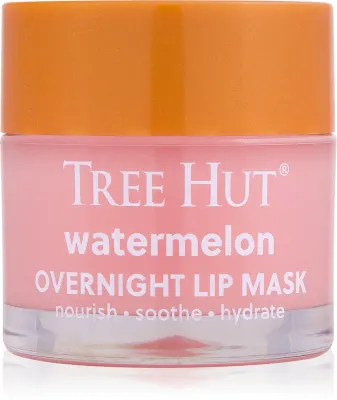 Маска для губ Tree Hut Watermelon Lip Mask ночная, с маслом ши и витамином E, 17 г