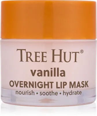 Маска для губ Tree Hut Vanilla Lip Mask ночная, с маслом ши и витамином E, 17 г