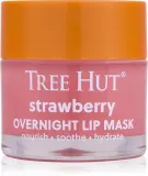 Маска для губ Tree Hut Strawberry Lip Mask ночная, с маслом ши и витамином E, 17 г — фото 1