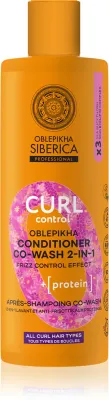 Natura Siberica Oblepikha Siberica Curl Control - в контексте того, что это кондиционер для волос: смягчающий кондиционер для вьющихся волос, борющийся с пушением и электризацией, 400 мл