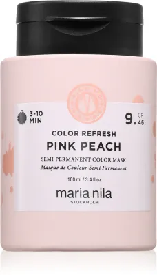 Тонирующая маска для волос Maria Nila Colour Refresh, розовый оттенок, Pink Peach 9.46 100 мл