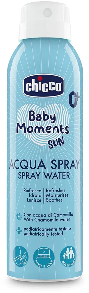Спрей для тела Chicco Baby Moments Acqua Spray освежающий, успокаивающий, 150 мл dla dzieci 0m+