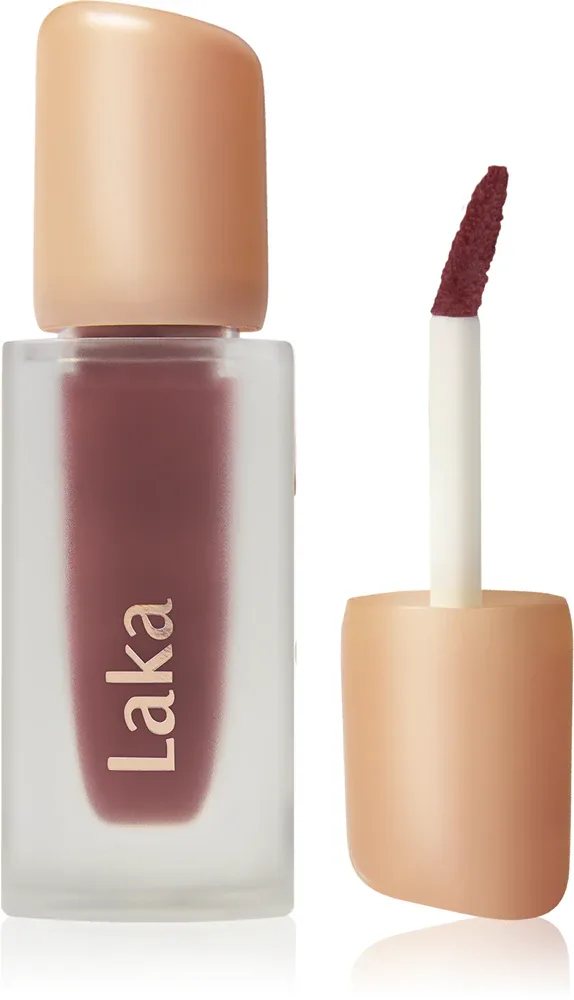 Laka Fruity Glam Tint - Долговременный увлажняющий блеск для губ, оттенок 121 Ash Nut
