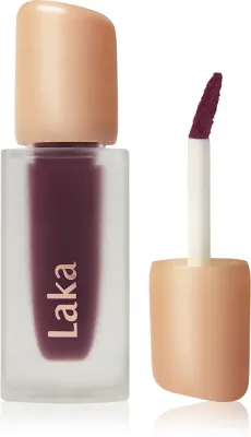 Laka Fruity Glam Tint - Долговременный увлажняющий блеск для губ, оттенок 123 Unsweet Berry
