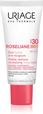 Uriage Roseliane CC Cream SPF 30 - CC-крем для чувствительной кожи с склонностью к пигментации, 40 мл