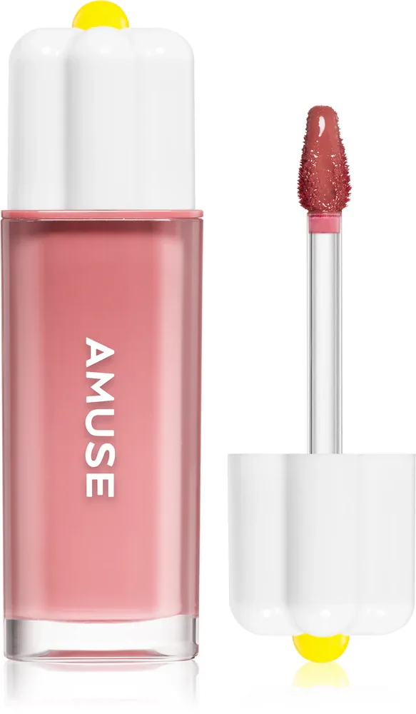 Блеск для губ AMUSE Dew Tint с высоким блеском, увлажняющий, 4 г, оттенок 13 Dew Boksoonga