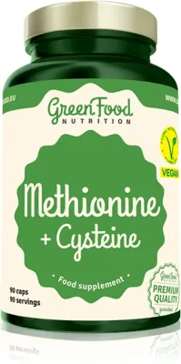 Добавка пищевая GreenFood Nutrition Methionin + Cysteine с метионином, цистеином и витамином B6, 90 капсул