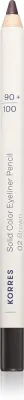 Korres Solid Color Eyeliner Pencil - Кремовый карандаш для глаз, 1.2 г, оттенок Brown