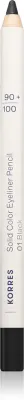 Korres Solid Color Eyeliner Pencil - Кремовый карандаш для глаз, 1.2 г, оттенок Black