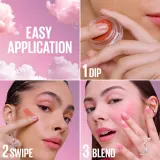 MAYBELLINE NEW YORK CloudTopia - Румяна для лица Maybelline CloudTopia с лёгкой текстурой, для естественного румянца, 5 г, 5 г, оттенок 09 Dreamy Dawn — фото 8