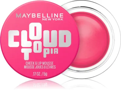 MAYBELLINE NEW YORK CloudTopia - Румяна для лица Maybelline CloudTopia с лёгкой текстурой, для естественного румянца, 5 г, 5 г, оттенок 04 Pink DayDream