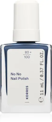Лак для ногтей Korres No No Nail Polish ухаживающий, с миндальным маслом, 11 мл, оттенок 78 Aegan Sea