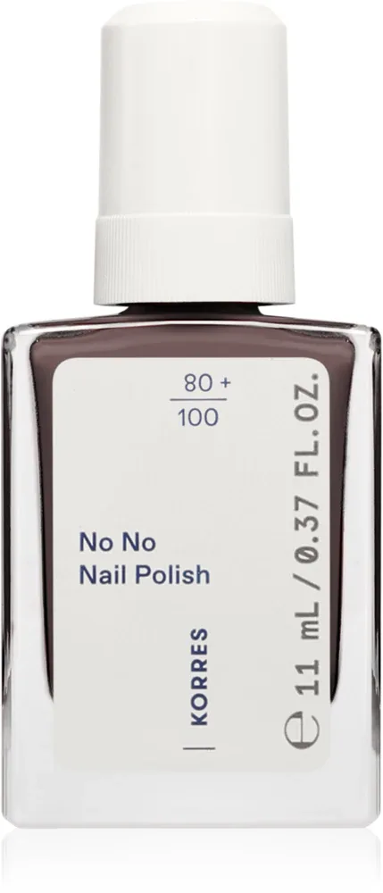 Лак для ногтей Korres No No Nail Polish ухаживающий, с миндальным маслом, 11 мл, оттенок 36 Taupe