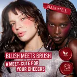 Rimmel Multi-Tasker Blush'N'brush - Румяна для щек в стике с кисточкой, 8 г, оттенок 350 Roasted Peach — фото 4