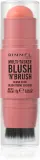 Rimmel Multi-Tasker Blush'N'brush - Румяна для щек в стике с кисточкой, 8 г, оттенок 100 Cotton Candy — фото 1