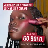Rimmel Multi-Tasker Blush'N'brush - Румяна для щек в стике с кисточкой, 8 г, оттенок 150 Cherry On Point — фото 5