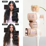 Kérastase Gloss Absolu Frizz - Glaze Cream - Крем для укладки волос Kerastase Gloss Absolu Frizz Glaze разглаживающий, против пушистости, 240 мл — фото 3