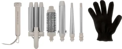 Плойка для завивки волос Remington TRENDOLOGY CI41MS5 с 5 сменными насадками, керамико-турмалиновым покрытием 5v1, 1 шт