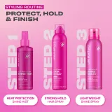 Спрей термозащитный для волос Lee Stafford Styling Heat Protection Shine Mist для горячей укладки, 50 мл / 200 мл — фото 7