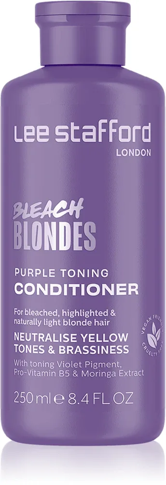 Кондиционер для волос Lee Stafford Bleach Blondes Toning Conditioner тонирующий, для светлых волос, 250 мл