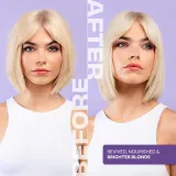 Кондиционер для волос Lee Stafford Bleach Blondes Toning Conditioner тонирующий, для светлых волос, 250 мл — фото 5