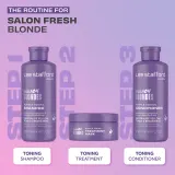 Кондиционер для волос Lee Stafford Bleach Blondes Toning Conditioner тонирующий, для светлых волос, 250 мл — фото 7