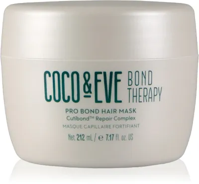 Coco & Eve Bond Therapy Pro Bond Mask - Восстанавливающая и укрепляющая маска для волос, поврежденных химическими процедурами, 212 мл