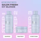 Маска для волос Lee Stafford Bleach Blondes Ice White нейтрализующая желтизну, 200 мл — фото 7