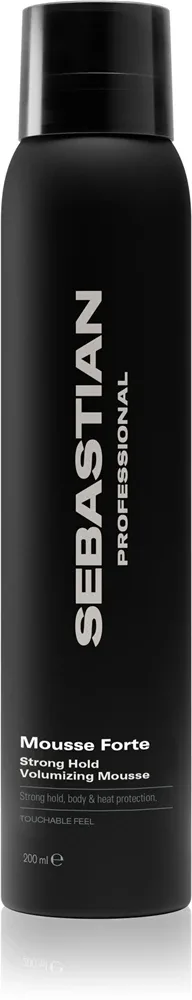 Пенка для укладки волос Sebastian Professional Mousse Forte сильной фиксации, с эффектом объёма, 200 мл