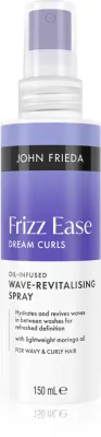 John Frieda Frizz Ease Oil-Infused Wave-Revitalising Spray - Увлажняющий спрей для волос для кудрявых и волнистых волос, 150 мл