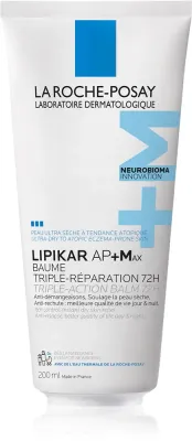 La Roche-Posay Lipikar AP+Max Balm - Увлажняющий бальзам для тела для сухой и атопической кожи, 200 мл