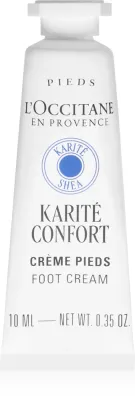 L’Occitane Shea Butter Comfort Foot Cream - Интенсивный крем для ног, 10 мл