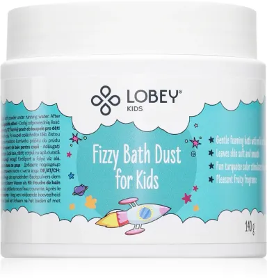 Средство для купания Lobey Kids Fizzy Bath Dust детское, для всех типов кожи, 140 г