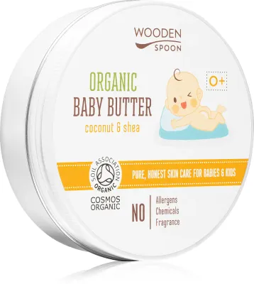 WoodenSpoon Organic Coconut & Shea - Масло для тела для детей с рождения, 100 мл