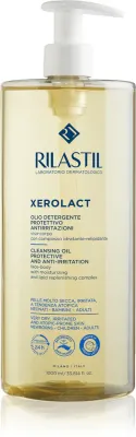 Масло для душа Rilastil Xerolact Cleansing Oil для сухой кожи, увлажняющее, 1000 мл