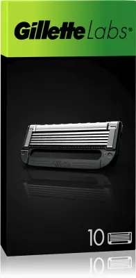 Gillette Labs - Запасные лезвия, 4 шт, 10 шт