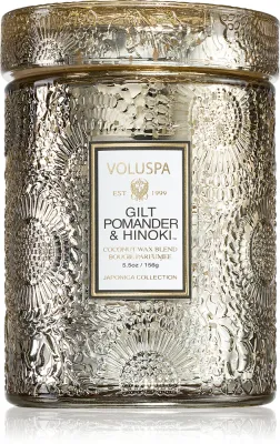 VOLUSPA Japonica Holiday Gilt Pomander & Hinoki - Ароматическая свеча, 156 г
