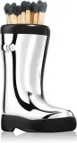 Спички Paddywax Cowboy Boot Match Holder для свечей, 25 шт Chrome Metallic — фото 1