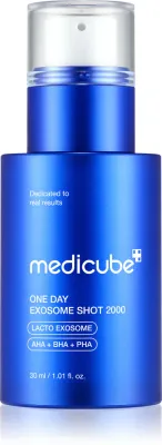 medicube One Day Exosome Shot 2000 - Интенсивная регенерирующая сыворотка для осветления и смягчения кожи, 30 мл