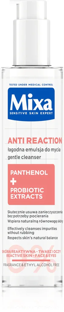 Mixa Anti Reaction Cleanser - Нежный очищающий гель, 150 мл