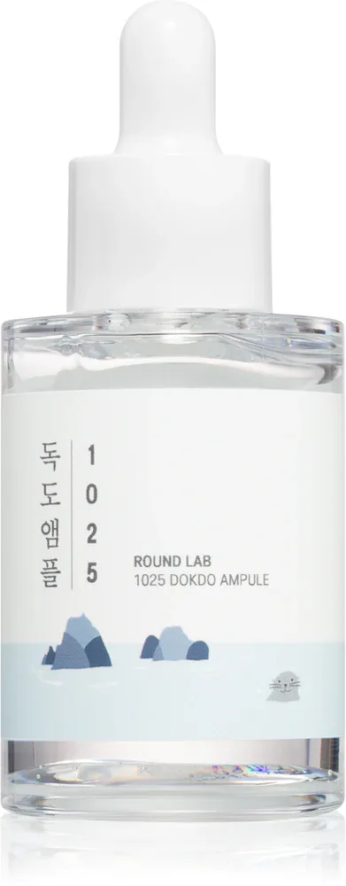 ROUND LAB 1025 Dokdo Ampoule - Интенсивная увлажняющая сыворотка для лица с успокаивающим действием, 45 г
