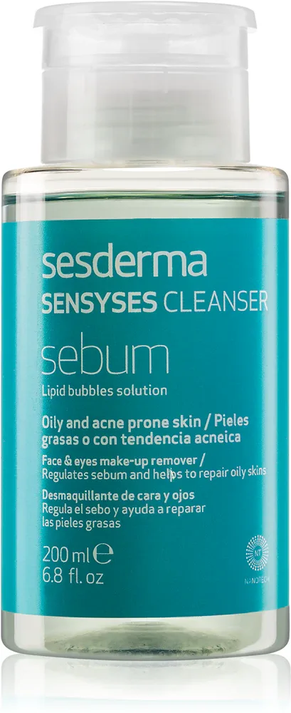 Sesderma Sensyses Cleanser Sebum - Средство для снятия макияжа для жирной кожи, 200 мл