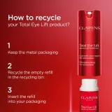 Clarins Total Eye Lift - Антивозрастной крем для глаз наполнение, 15 мл — фото 4