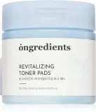 Тонизирующие диски для лица Ongredients Revitalizing Toner Pads очищающие, хлопковые, 60 шт — фото 1